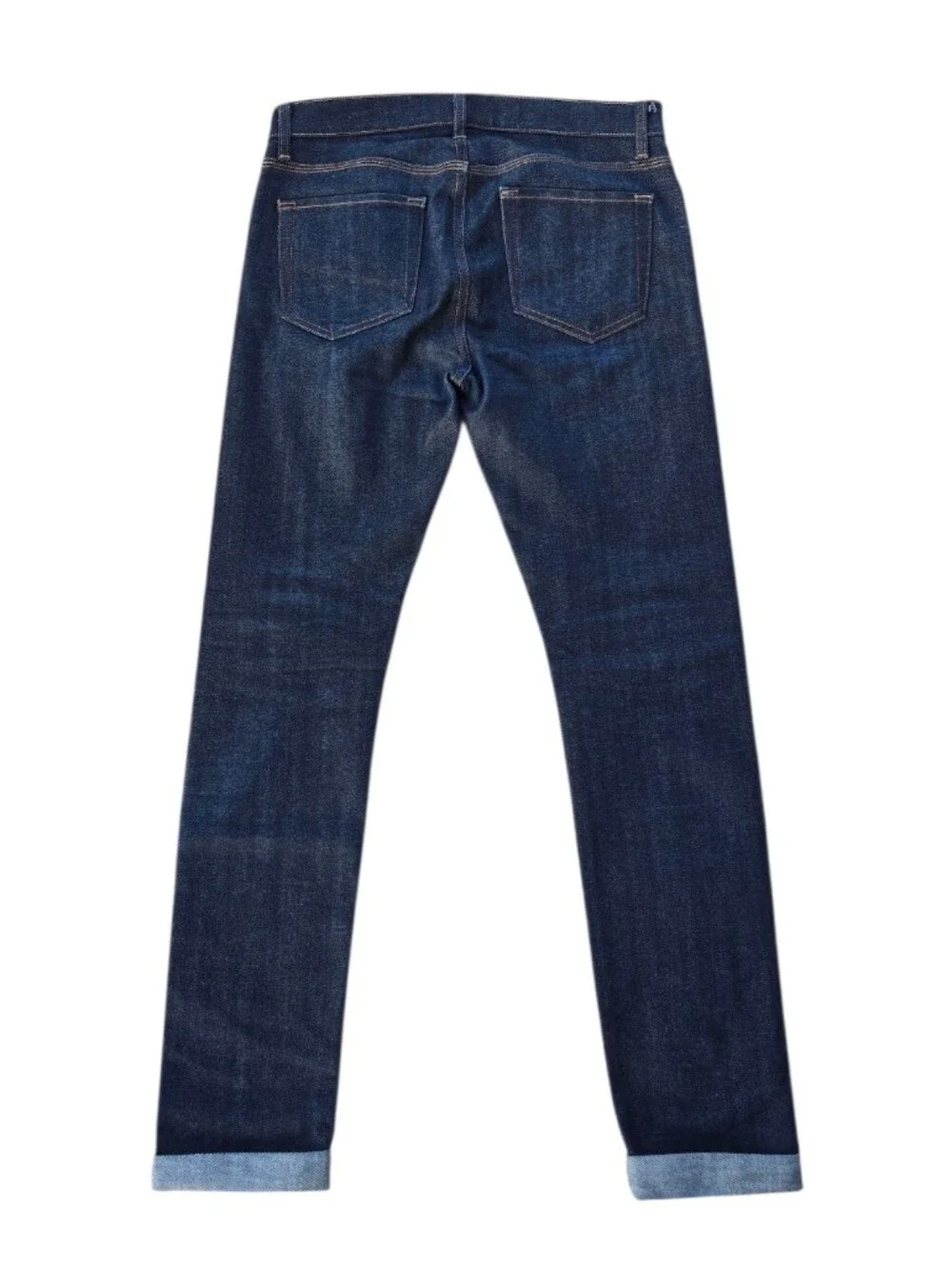 BLDWN Baldwin Modern Skinny Fit Stretch Selvedge Jeans Dark Denim Size 30